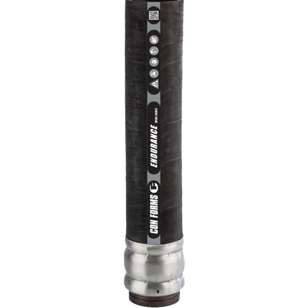 Endurance Wire Cable Discharge Hose - Trelleborg Wire Cable Discharge Hose | ID: DN127/5" | OAL: 15' | Hevi-Duty™ (2 Ends)