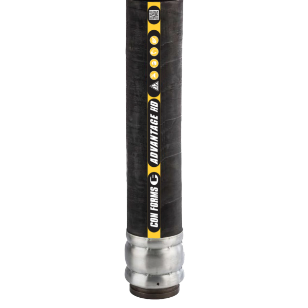 Advantage Wire Cable Discharge Hose - Trelleborg Wire Cable Discharge Hose | ID: DN127/5" | OAL: 5' | Metric (2 Ends)