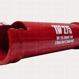 TW275 Boom Pipe - Boom Pipe | ID: DN125/4.8" | OAL: 145.67" | WT:2.2mm + 1.8mm | Metric